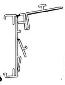 [252639] Goulotte casquette ADH (Standard, 995 mm)